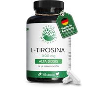 Green Naturals L-Tirosina 1.400 mg al día - 365 cápsulas