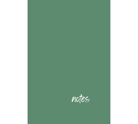 Green Notebook - 100 Lined Pages, 6x9" - Sturdy Journal for Men, Women, and Teens, Perfect Gift for Mom, Dad, Teacher, Nurse, or Student: Hardcover Professional Notepad