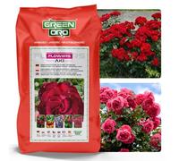 GREEN ORO FLORES AKI 24KG Fertilizante de otoño adecuado para rosales, flores y plantas ornamentales