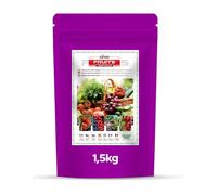 GREEN ORO ORO FRUITS 1,5KG - Fertilizante especial para frutas y verduras, duradero, regenerador, para fresas, frambuesas, vides, árboles frutales y más