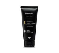 Green People For Men No. 2 Gel Calmante Limpiador y para el Afeitado para Hombre - 2 en 1 Natural y Orgánico para Piel Sensible - Sin SLS, Parabenos ni Etanol, 100ml