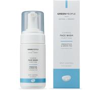 Green People Limpiador Facial Espumoso, Antibolsas, 100ml