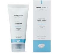Green People Mascarilla Facial Purificante, Libre de SLS y Alcohol, 50ml | Mascarilla de Arcilla y Carbón para Piel Propensa a los Puntos Negros, Libre de SLS y Alcohol, Libre de Crueldad y Vegana