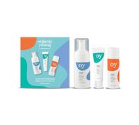 Green People Set de Cuidado de la Piel para Adolescentes - Limpiador Facial, Sérum e Hidratante para Manchas y Imperfecciones - Vegano, Libre de Crueldad