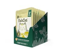 Green Petfood FairCat Balance - Comida para Gatos Adultos sin Cereales (8 x 85 g), con Pollo de Bienestar Animal, Comida para Gatos húmeda con té Verde y Vitamina C+E, 8 Unidades