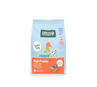 Green Petfood InsectDog High Protein mit Insekten & Lachs (1 x 3 kg) | Adult | Premium Trockenfutter für ausgewachsene aktive Hunde | mit Roten Linsen | Kleine Krokette | getreidefrei | 1er Pack