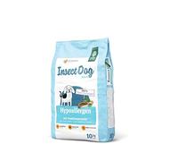 Green Petfood InsectDog Hypoallergen (1 x 10 kg) | Adult | Premium Trockenfutter für ausgewachsene allergische Hunde | mit Insektenprotein | getreidefrei | nachhaliges Hundefutter | 1er Pack