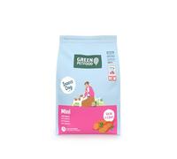 Green Petfood InsectDog Mini con Insectos (1 x 3 kg) | Adult Mini | Comida Seca Premium para Perros pequeños Adultos | Batata y Guisante | sin Cereales | croquetas extrapequeñas | 1 Unidad