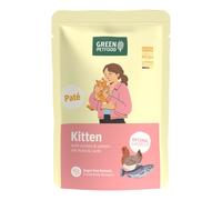 Green Petfood Kitten - Paté sin cereales para gatito - Pollo y salmón - Cantidad: 8 x 85 g