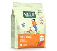 Green Petfood VeggieDog con lenteja roja (1 x 900 g) | Adulto | alimento seco Premium para Perros Adultos | 100% Vegetariano | sin Trigo | Especialmente digestible con cáscaras de psilio | 1 Pack