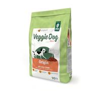 Green Petfood VeggieDog Origin Adult (1 x 10 kg) |Alimento completo con fórmula de nutrientes optimizada para perros adultos | Alimento vegetariano para perros sin gluten con lentejas rojas | 1 unidad