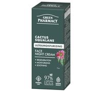Green Pharmacy Crema Facial Noche Cactus + Escualeno 50 ml