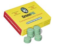 Green Pig El tratamiento de tanque vivo 52C ayuda en la descomposición de residuos sépticos para evitar copias de seguridad con descarga fácil disolvible, fuerza comercial