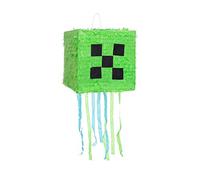 Minecraft: Piñata de Píxel Verde - 28 x 28 x 28 cm