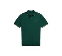 Green Polo de piqué Custom Slim Fit XL
