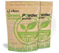 Green Powder - Ultimate Blend - 60 Servings (300g). Vegan, Alkaline & Gluten-Free Super Greens. ✸ The UK’s Premium Ultra-Pure Super Food Powder.