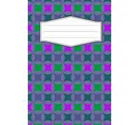 Green & Purple Aesthetic Notebook - Unisex Lined Journal: 120 Lined Pages for Inspiration, Ideas & Mindful Planning - Modern, unique art you won’t find anywhere else, designed for reflection and focus