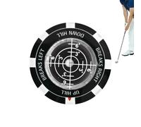 Green Reader Tool - Entrenador de putting de 20 cm, ayuda de alineación de doble cara, guía de práctica de alta precisión, accesorio de golf portátil, dispositivo de entrenamiento preciso para