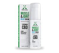 Green Roads GR-MUSCLE-150 Crema de Alivio Articular y Muscula, Transparente, 150 mg