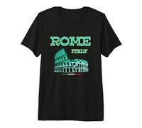 Green Roma Italia Colosseum Souvenirs, This is Rome Italy Camiseta Premium