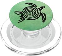 Green Sea Turtle Cell Phone Button Holder Pop out Back Knobs PopSockets PopGrip para MagSafe