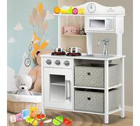 Green Series Cocina Juguete de Madera Infantil - Cocinita Infantil | Cocinas de Juguete | GS0058-1