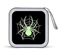 Green Spider Web - Funda organizadora para CD con capacidad para 40 DVD, para coche, hogar, viajes