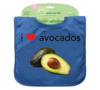 Green Sprouts - Babero de algodón - Azul Avocados - 9-18 meses