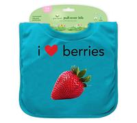 Green Sprouts - Babero de algodón - Azul Berries - 9-18 meses