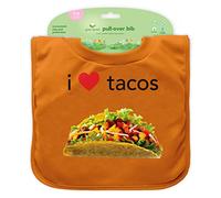 Green Sprouts - Babero de algodón - Naranja Tacos - 9-18 meses