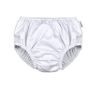 green sprouts i Play.® by Reusable, Eco Pull-up Swim Diaper, UPF 50+, 18 mo, White - Solid, Patented Design, Standard 100 by Oeko-Tex® Certified