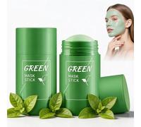 Green Stick Mask,green tea deep cleanser mask,Minimiza poros y puntos negros,Para hombres y mujeres