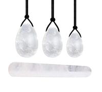 Green Stone Yoni Egg Set Huevos de jade natural Mujeres Ejercitador de Kegel