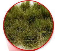 Green Stuff World GSWD-11449 - Círculo de hierba, longitud de 22 mm, verde seco, paquete de 22