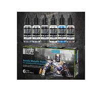 Green Stuff World Set Pinturas Metalicas - Plata