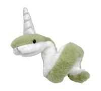Green Stuffed Snake Plush - 15.75in Soft Wrap-Around Hugger Doll | Year of The Snake Celebration Mascot Toy, Room Table Ornament | Cute Serpent plushei for Boys, Girls, Birthday, Play, Gift, Festival
