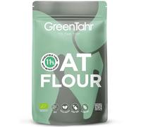 Green Tahr Harina de Avena Sin Gluten 1kg, Alto Contenido en Fibra, Harina Ecológica para Tortitas, Galletas, Repostería y Porridge, Avena Molida Instantánea