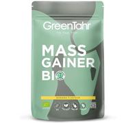 Green Tahr Mass Gainer Ecológico Sabor Banana 1.2 kg, Proteína Vegetal en Polvo 30%, Contiene Maltodextrina, Alta Contenido en Carbohidratos para Ganar Masa Muscular, Sin azúcar, Sin gluten