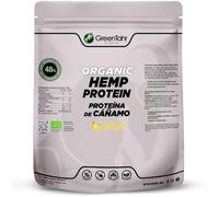 Green Tahr Proteína Vegana de Cáñamo Sabor Banana 48%, Proteína en Polvo Vegetal Sin Lactosa, Sin Gluten ni Azúcares Añadidos, Proteínas para Masa Muscular Ecológica, Vegan Protein Powder, 750g