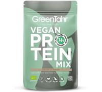 Green Tahr Proteína Vegana de Guisante, Cáñamo y Arroz Cacao, Proteína en Polvo Vegetal Sin Lactosa 74%, Sin Gluten ni Azúcares Añadidos, Proteínas para Masa Muscular, Vegan Protein Powder, 750g
