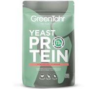 Green Tahr Proteína Vegana de Levadura Nutricional Sabor Fresa, Proteína en Polvo Vegetal Sin Lactosa 73%, Sin Gluten ni Azúcares Añadidos, Proteínas para Masa Muscular, Vegan Protein Powder, 750g
