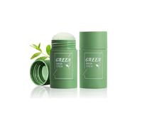 Green tea mask, blackhead remover stick, purifying clay cleanser with green tea, removes blackheads from the face