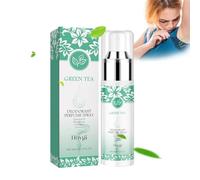 Green Tea Natural Deodorant Spray,Green Tea Underarm Deodorant Spray,48 Hour Antiperspirant Deodorant Spray for Women,Fresh Scent,Controls Sweat and Body Odor (1 pcs)