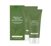 Green Tea Salicylic Acid Cleanser, Deep Green Tea Natural Cleanser, Deep Pore Cleansing, Gentle Control Refreshing, Pore Shrinking, Double Cleansing, Suitable for All Skin Types.120 GM (2)