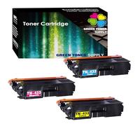Green Toner Supply Paquete de 3 cartuchos de tóner compatibles con Brother TN-433 TN433 TN433C TN433Y TN433M (solo color) funciona para impresora MFC-L8610CDW MFC-L8690CDW MFC-L8900CDW MFC-L8900CDW