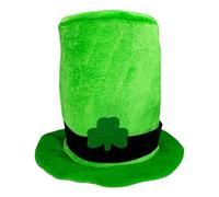 Green Top Hat, Leprechaun Costume Hat, Saint Patricks Day Party Hats with Gold Buckle, Irish Festival Dress Accessory for Teens Adults, Costume Hats, Party Wear for Celebrations Events Cosplay