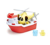 Green Toys Rescue Boat with Helicopter