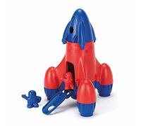 Green Toys Rocket with 2 Astronauts Toy Vehicle Playset, Blue/Red