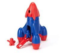 Green Toys Rocket with 2 Astronauts Toy Vehicle Playset, Red/B (Importación USA)