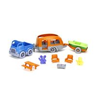Green Toys RV Camper Set, Car Toys, Kids' Play Vehicles, Eco Toy, Small Cars, Toddler Toys, Mini Cars, Toy Car For Toddlers, Car Set, Pretend Play